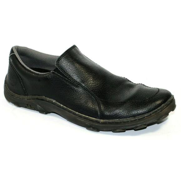Dr. Martens Mens Forst Black Leather Loafer Size 9 - Picture 1 of 8